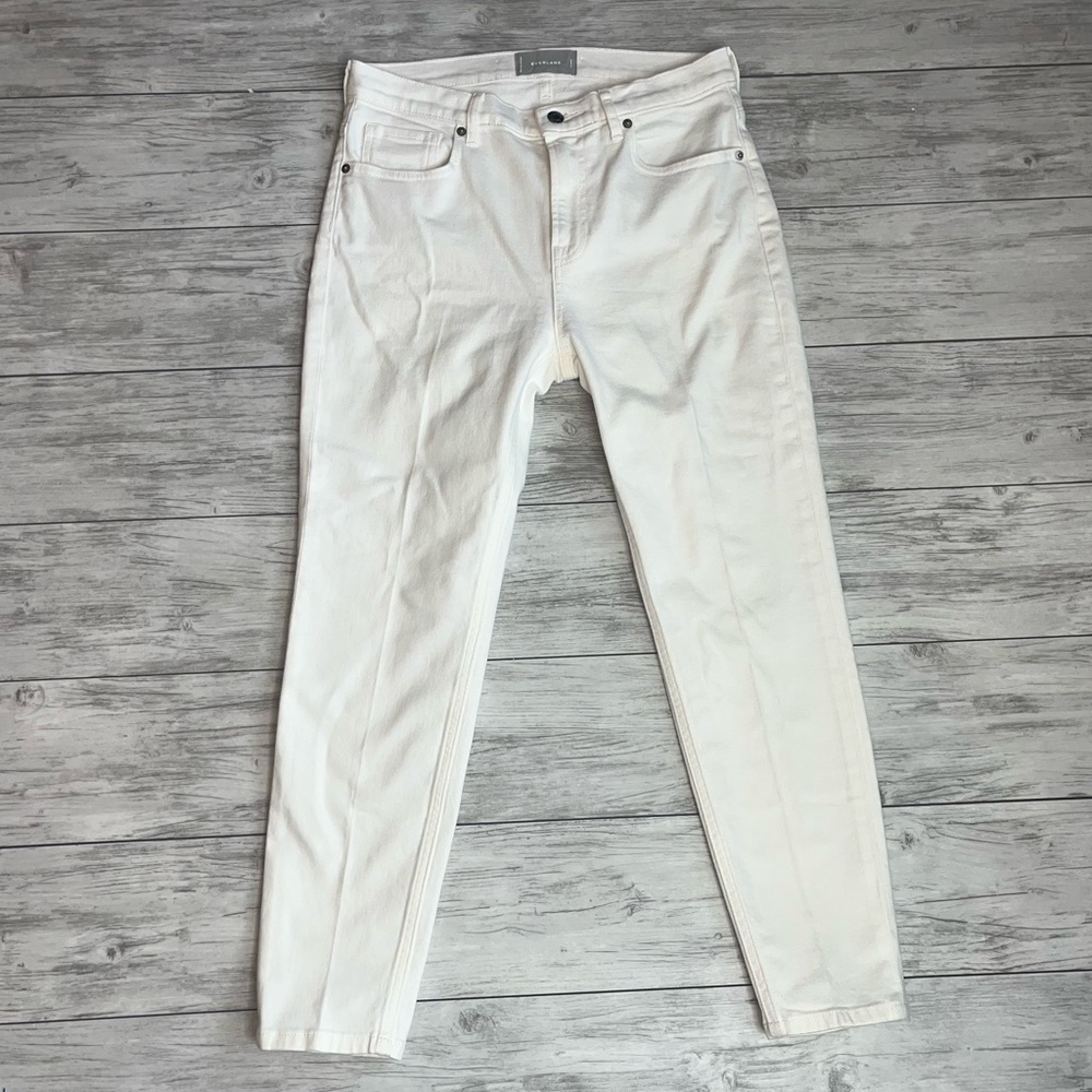 Everlane Cream Jeans Size 30 Ankle